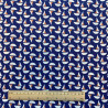 Printed Cotton MOJACA Cobalt / Orange